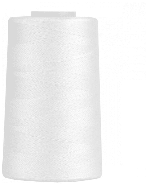 Нитки Sewing Thread 40/2 5000 ярд. цвет - белый 100% п/э в Добрянке