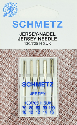 Иглы Schmetz джерси 130/705 H SUK (70x1, 80x2, 90x1, 100x1) 5 шт в Добрянке